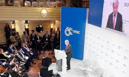 Tổng thư ký Liên hợp quốc phát biểu tại hội nghị an ninh Munich.