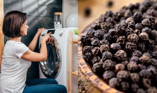 Thả một nắm tiêu đen vào máy giặt có công dụng gì? (Ảnh: Cookist)