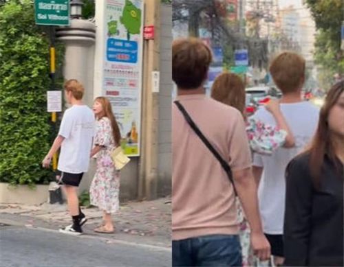 Hình ảnh hai ca sĩ đình đám của Hàn quốc là Hyuna và Junhyung có mặt tại Thái Lan. Ảnh: ETtoday