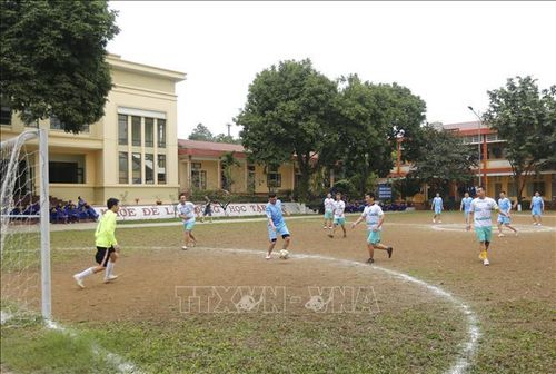 Ngoài giờ học tập và lao động, các học viên còn được tham gia các hoạt động thể dục thể thao để nâng cao sức khỏe, thư giãn.