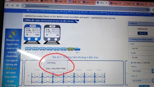 Vé tàu SP10 (Lào Cai-Hà Nội) khoang 4, nằm mềm điều hòa chỉ 220 ngàn đồng, rẻ hơn ô tô gường nằm. Ảnh AT