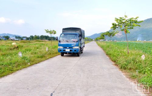 Tuyến đường trục xã Ký Phú (Đại Từ) đã được đầu tư nâng cấp, mở rộng.