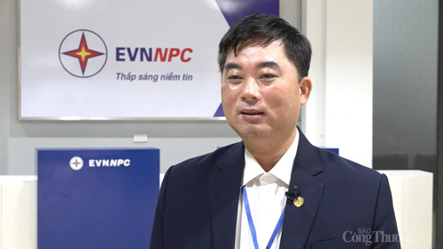 Ông Chu Bá Cường chia sẻ về công tác thực thi Chỉ thị số 20 và Luật Sử dụng năng lượng tiết kiệm và hiệu quả (Ảnh: Bùi Anh Hùng)