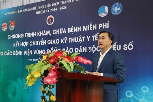 GS.TS Trần Văn Thuấn – Thứ trưởng Bộ Y tế - phát biểu tại sự kiện