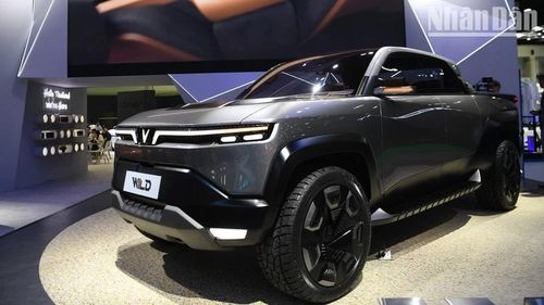 Mẫu bán tải điện với ý tưởng VF Wild của VinFast tại BIMS 2024.