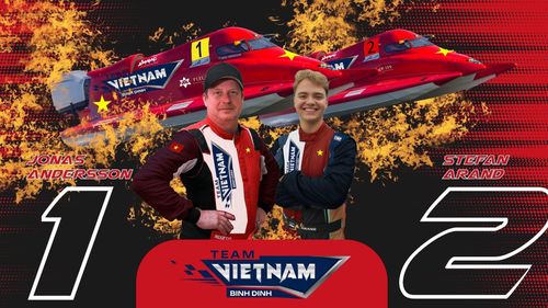 2 VĐV Jonas Andersson và Stephan Arand, Đội Bình Định – Việt Nam. Ảnh: F1