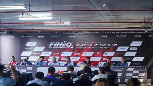 Họp báo công bố kết quả thi đấu chặng đua Grand Prix of Binh Dinh 2024.
