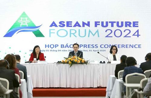 Họp báo quốc tế thông tin về Diễn đàn Tương lai ASEAN năm 2024 - Ảnh: VGP