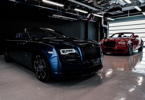 Cụ thể, bộ sưu tập này gồm 9 chiếc Wraith Black Badge và 2 chiếc Dawn Black Badge với cấu hình đậm chất thể thao, không một chiếc xe nào "đụng hàng" nhau. 