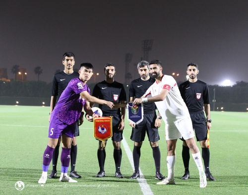 Trận đấu giao hữu bất phân thắng bại giữa U23 Việt Nam và U23 Jordan. Ảnh: VFF.