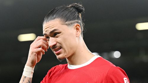  Những pha hỏng ăn của Nunez khiến Liverpool đứng trước bờ vực sụp đổ. 