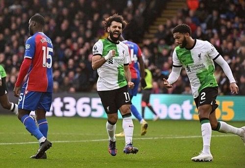 Liverpool chạm trán Crystal Palace tại Premier League.
