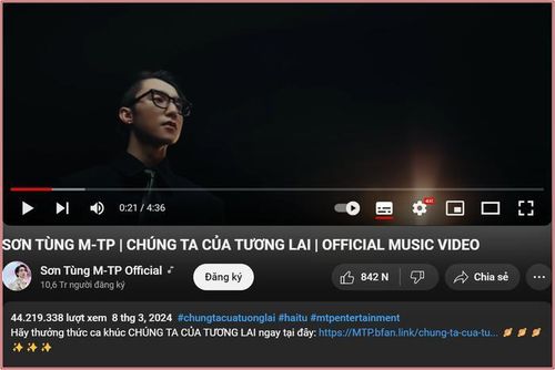 MV Chúng ta của tương lai chính thức "bay màu" khỏi Top Trending YouTube sau 37 ngày.