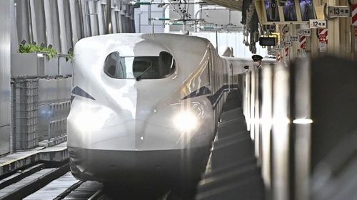 Tàu cao tốc Shinkansen của Nhật Bản nổi tiếng về sự đúng giờ. Nguồn: Kyodo.