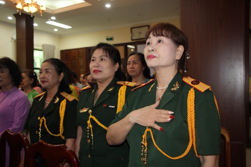 Nhiều cựu chiến binh xúc động khi tham gia sự kiện.