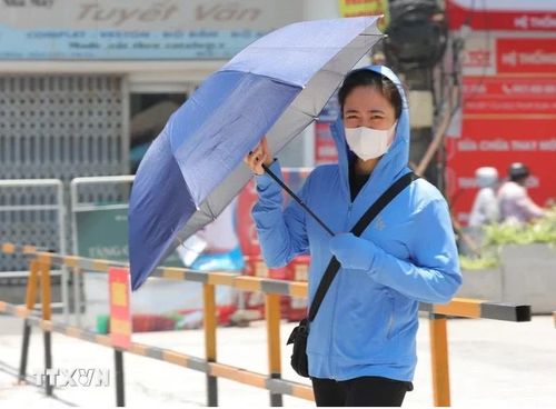 Nắng nóng có xu hướng gia tăng về cường độ. (Ảnh: Hoàng Hiếu/TTXVN)