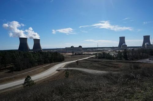 Nhà máy điện hạt nhân Vogtle của Georgia Power ở Waynesboro, Georgia, ở phía đông nam Mỹ. Ảnh: AP