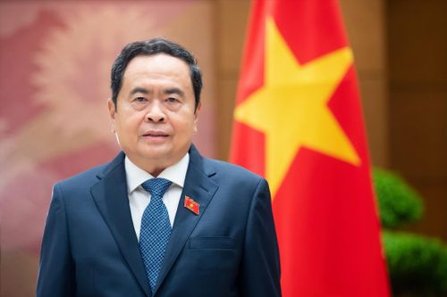 Phó Chủ tịch Thường trực Quốc hội Trần Thanh Mẫn được giới thiệu để Quốc hội bầu giữ chức Chủ tịch Quốc hội. Ảnh: Như Ý