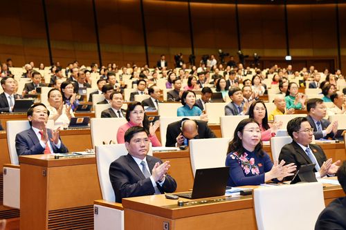 Các đại biểu dự Phiên khai mạc. Ảnh: Lâm Hiển