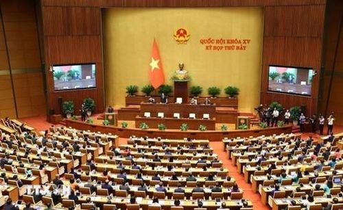 Phiên khai mạc Kỳ họp thứ 7, Quốc hội khóa XV. (Ảnh: TTXVN)