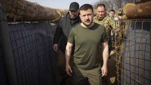 Tổng thống Ukraine Volodymyr Zelensky