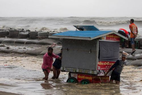 Bão Remal đổ bộ vào Bangladesh vào ngày 26/5/2024. Nguồn: Getty Images.