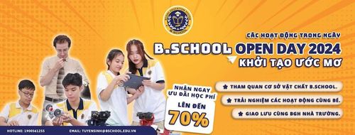 B.School áp dụng chính sách ưu đãi học phí.