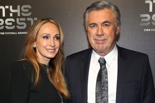 Ancelotti và bà xã Mariann Barrena