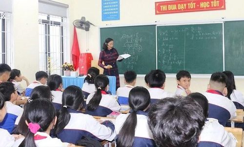 Tăng cường quản lý chất lượng dạy và học khi sĩ số học sinh tăng. Ảnh Mỹ Hà