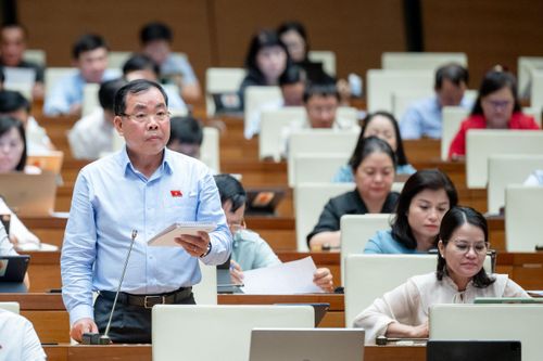 ĐBQH Nguyễn Quang Huân góp ý kiến.