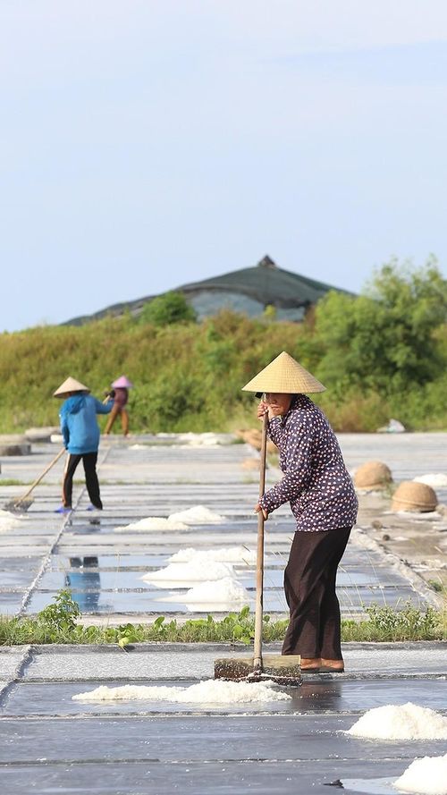 Vất vả, bấp bênh là vậy nhưng bao năm qua, tôi và các diêm dân ở đây vẫn không nỡ bỏ nghề. Sự nhọc nhằn, mặn mòi trên cánh đồng khuya, sớm đã trở nên quen thuộc. Một ngày không ra đồng muối làm việc là chúng tôi cứ thấy trống trải.