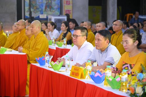 Lãnh đạo Hội Nhà báo Việt Nam dự buổi lễ. Ảnh: Thành Cường