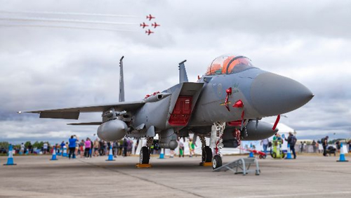 Máy bay chiến đấu F-15SA. Ảnh: Boeing đăng trên mạng xã hội X 
