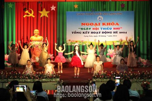 Tiết mục văn nghệ của đội năng khiếu nghệ thuật
