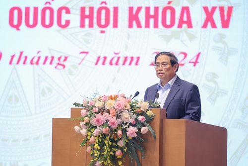 Thủ tướng Chính phủ Phạm Minh Chính chủ trì Hội nghị quán triệt, triển khai thi hành một số Luật, Nghị quyết của Quốc hội khóa 15.