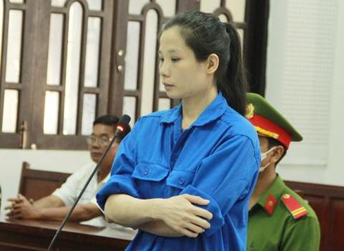 Bị cáo Trương Thị Kiều Oanh tại phiên xét xử.