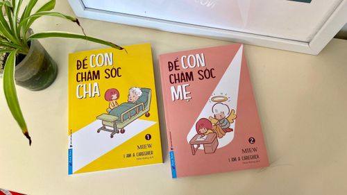 Bộ sách Để con chăm sóc cha và Để con chăm sóc mẹ.