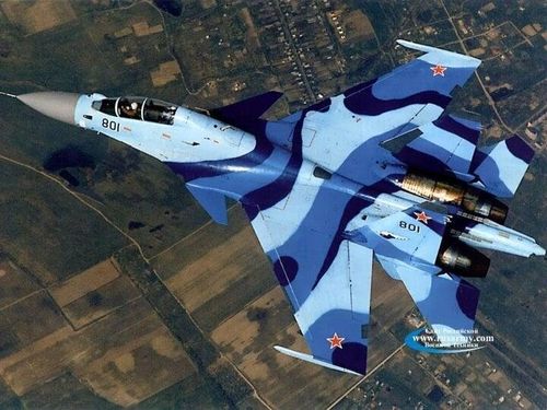 Chiến đấu cơ Su-35UB của Nga.