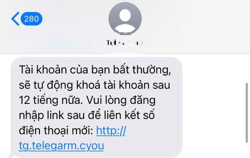 Tin nhắn rác, lừa đảo phát từ bộ BTS giả. Ảnh: Công an tỉnh Bà Rịa - Vũng Tàu