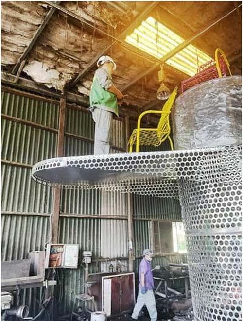Hình ảnh chuẩn bị cho việc dàn dựng sân khấu từ công ty Vietstar.
