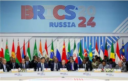 Ảnh minh họa các nhà lãnh đạo dự Hội nghị thượng đỉnh BRICS 2024 tại Nga
