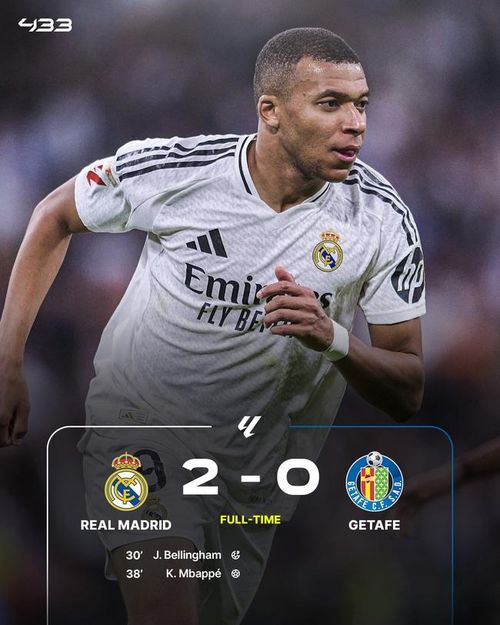 Real Madrid thắng Getafe 2-0