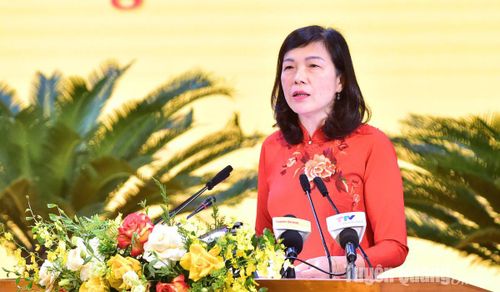Đồng chí Phạm Thị Minh Xuân, Phó Chủ tịch Thường trực HĐND tỉnh phát biểu bế mạc Kỳ họp.