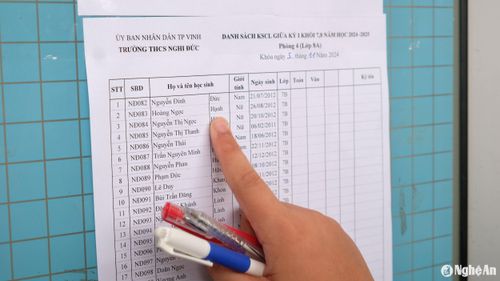 Các kỳ thi khảo sát giữa kỳ và cuối kỳ đang được nhiều trường thực hiện theo đề thi chung, chấm chéo và xáo trộn giữa các lớp để đảm bảo khách quan. Ảnh: Mỹ Hà