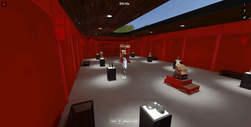 Không gian triển lãm số museehue. Ảnh: Phygital Labs.