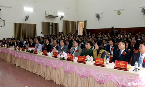 Tham dự buổi Tọa đàm còn có đại diện các huyện bạn, các đơn vị, doanh nghiệp đóng chân trên địa bàn. Ảnh: Đình Tuân