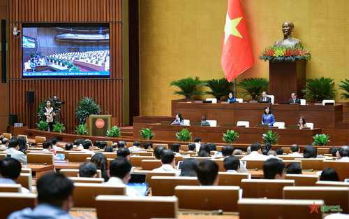 Quốc hội thảo luận về dự án Luật sửa đổi, bổ sung một số điều của Luật Bảo hiểm y tế.