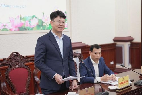 Thứ trưởng Nguyễn Thanh Tịnh phát biểu khai mạc Hội thảo.