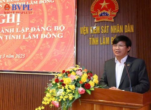 Đồng chí Hoàng Thanh Hải - Tỉnh ủy viên, Phó Bí thư Đảng ủy các cơ quan Đảng tỉnh phát biểu chỉ đạo tại hội nghị.