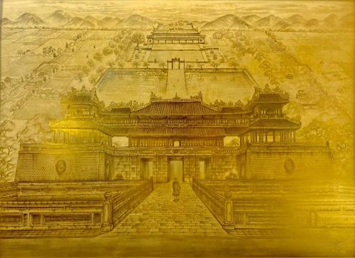 Một số tác phẩm của họa sĩ Thiên Hải tại triển lãm "Miền yêu thương"